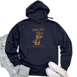 Tummy Ache Survivor Unisex Midweight Hoodie