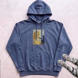 Art Sunflowers Hoodie Gift For Cat Lover