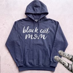 Black Cat Mom Hoodie Gift For Mom