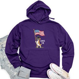 Semper Fur Unisex Midweight Hoodie