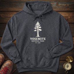Yosemite National Park Tree Hoodie Gift For National Park Lover