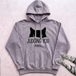 Cat Judging You Silently Hoodie Gift For Cat Lover