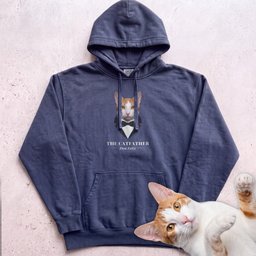 Personalized Catfather Cat Hoodie