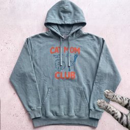 Cat Mom Club Hoodie Gift For Mom