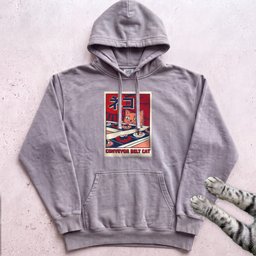 Conveyor Belt Cat Hoodie Gift For Cat Lover