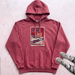 Conveyor Belt Cat Hoodie Gift For Cat Lover