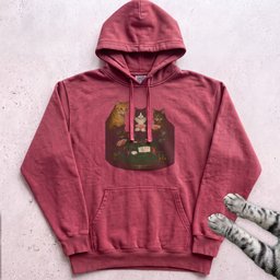 Cats Playing Poker Hoodie Gift For Cat Lover