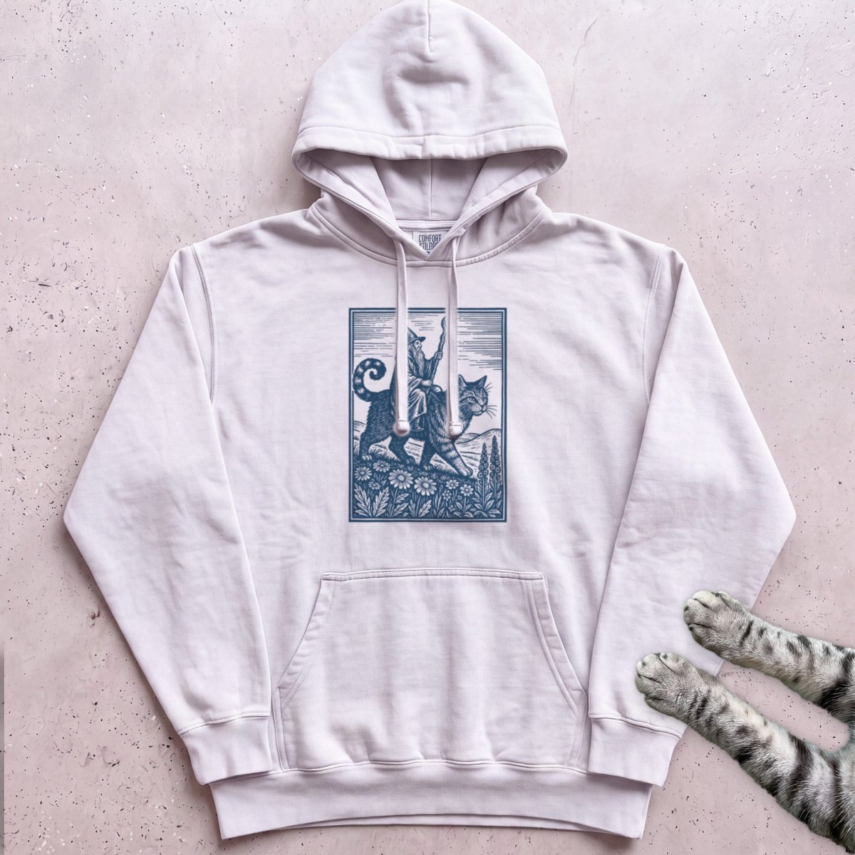 Cat Wizard Hoodie Gift For Cat Lover