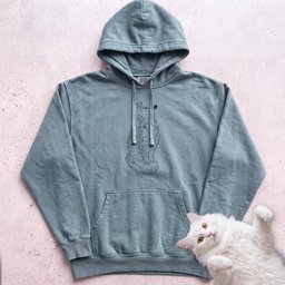 Personalized Cat Line Art Hoodie Gift For Cat Lover