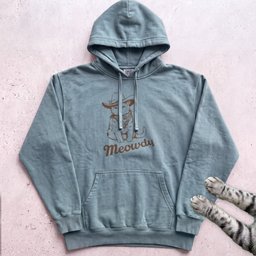 Meowdy Cowboy Cat Hoodie Gift For Cat Lover