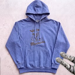 Meowdy Cowboy Cat Hoodie Gift For Cat Lover