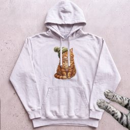 Glow Up Ginger Cat Hoodie Gift For Cat Lover