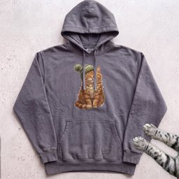 Glow Up Ginger Cat Hoodie Gift For Cat Lover