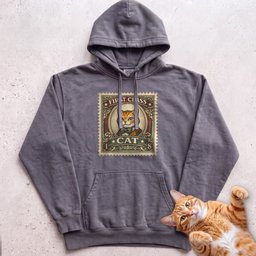 First Class Stamp Custom Personalized Cat Hoodie Gift For Cat Lover