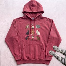 Catmas Gathering Cat Hoodie Gift For Cat Lover