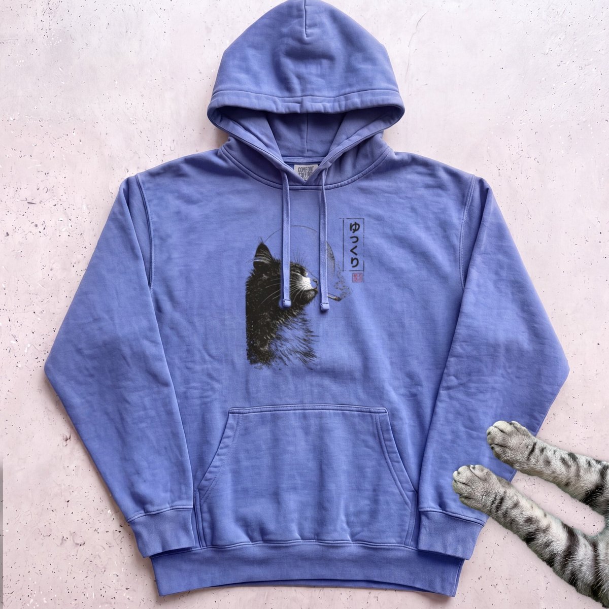 Cat Smoking Hoodie Gift For Cat Lover