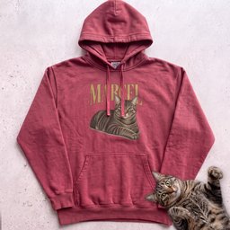 Hoodie Personalized Custom Portrait Cat Hoodie With Name Gift For Cat Lover