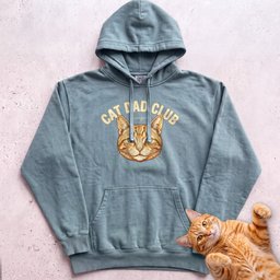 Customizable Personalized Cat Dad Club Hoodie Gift For Dad