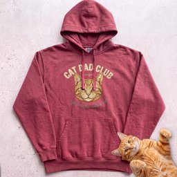 Customizable Personalized Cat Dad Club Hoodie Gift For Dad