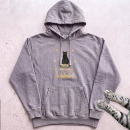 Mystic Cat On Books Hoodie Gift For Cat Lover