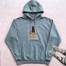 Mystic Cat On Books Hoodie Gift For Cat Lover