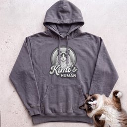 Personalized Cats Human Hoodie Gift For Cat Lover