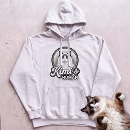 Personalized Cats Human Hoodie Gift For Cat Lover