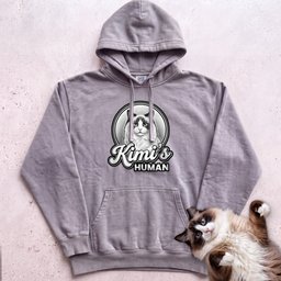 Personalized Cats Human Hoodie Gift For Cat Lover