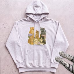 Cute Kitten Cluster Hoodie Gift For Cat Lover