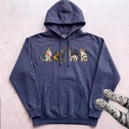 Cute Colorful Cats Hoodie Gift For Cat Lover