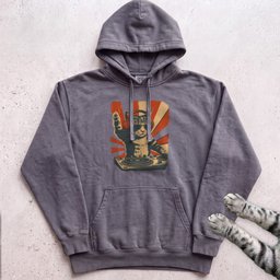 DJ Cat Graphic Hoodie Gift For Cat Lover