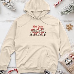 Merry Catmas Unisex Midweight Hoodie