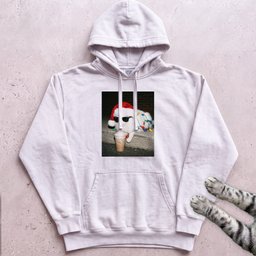 Peppermint Latte Cat Hoodie Gift For Cat Lover