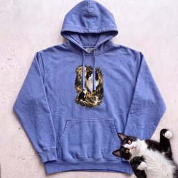 Cat Personalized Moon Hoodie Custom Cat With Full Moon Graphic Gift For Cat Lover