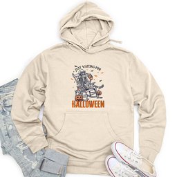 JUST WAITING FOR HALLOWEEN Unisex Midweight Hoodie