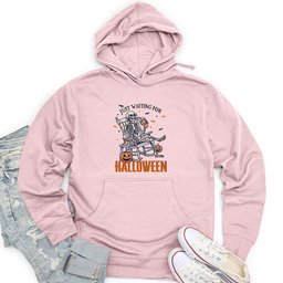 JUST WAITING FOR HALLOWEEN Unisex Midweight Hoodie
