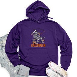 JUST WAITING FOR HALLOWEEN Unisex Midweight Hoodie