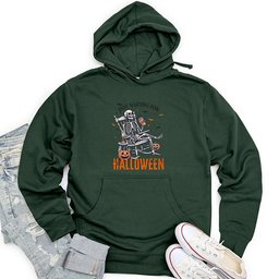 JUST WAITING FOR HALLOWEEN Unisex Midweight Hoodie