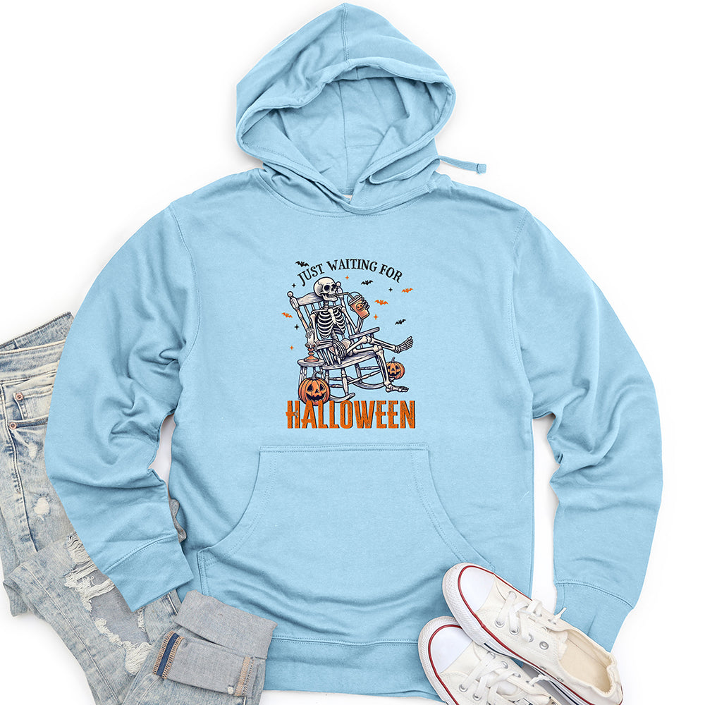 JUST WAITING FOR HALLOWEEN Unisex Midweight Hoodie