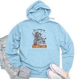 JUST WAITING FOR HALLOWEEN Unisex Midweight Hoodie