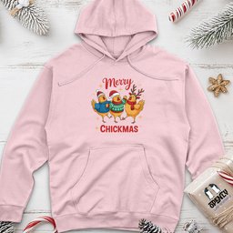 Merry Chickmas 2 Unisex Midweight Hoodie