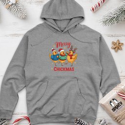 Merry Chickmas 2 Unisex Midweight Hoodie