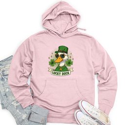 Lucky Duck Unisex Midweight Hoodie
