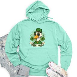Lucky Duck Unisex Midweight Hoodie