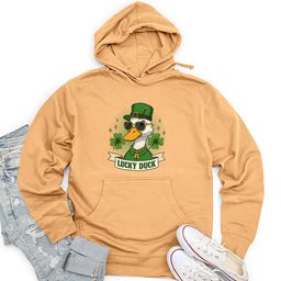 Lucky Duck Unisex Midweight Hoodie
