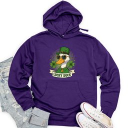 Lucky Duck Unisex Midweight Hoodie
