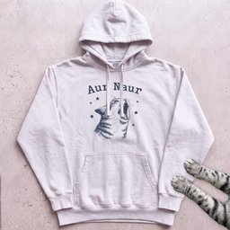 Aur Naur Cat Yawn Hoodie Gift For Cat Lover