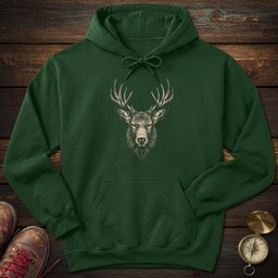 Elk Portrait Hoodie Gift For National Park Lover