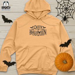 Queen Of Halloween Unisex Midweight Hoodie