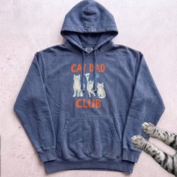 Cat Dad Club Hoodie Gift For Dad